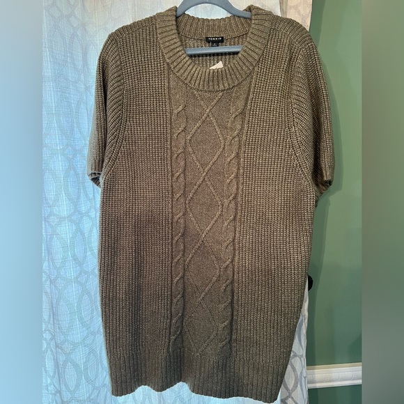 torrid Sweaters - Torrid Chunky Short Sleeve Sweater olive green size 4X